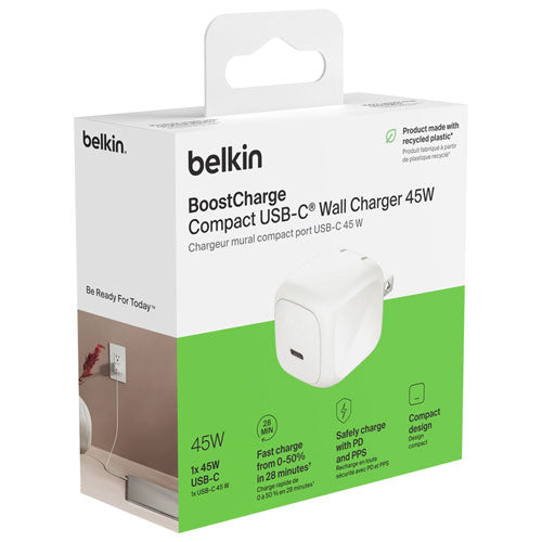 BELKIN BOOST CHARGE USB_C WALL CHARGER 45W