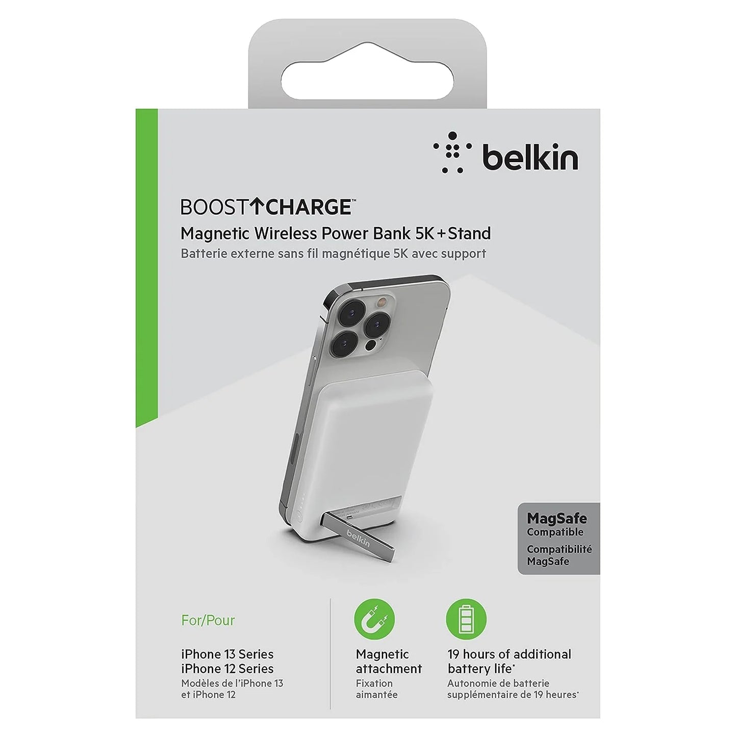 BELKIN BOOST CHARGE WIRLESS POWER BANK 5K* +Stand