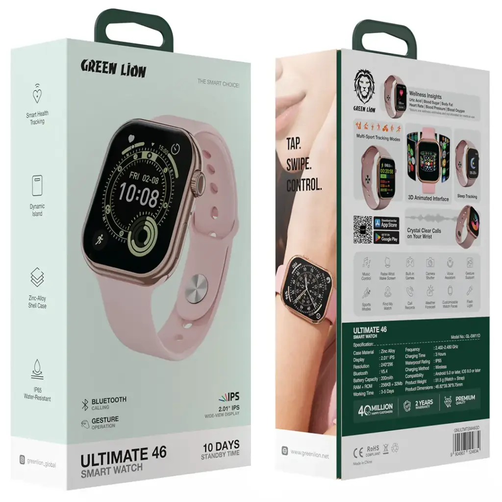 GREEN LION ULTIMATE 46 SMART WATCH