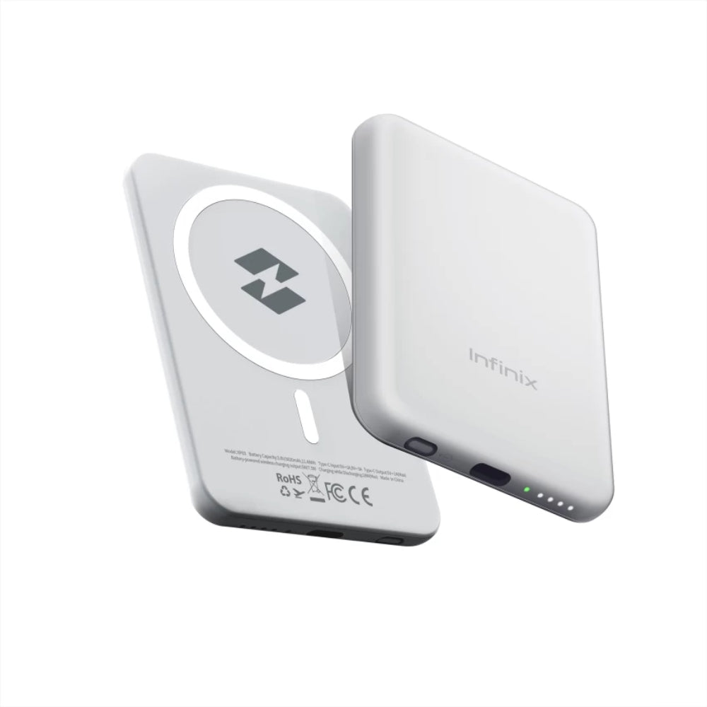 INFINIX MAGPOWER WIRELESS CHARGER + PORTABLE BATTERY