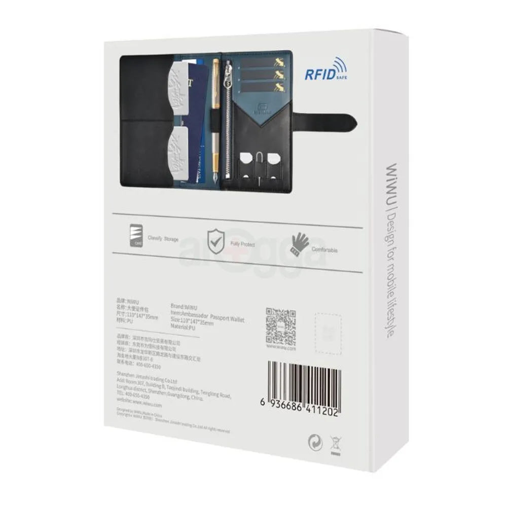 WIWU AMBASSADOR PASSPORT WALLET