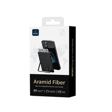 WIWU ARAMID FIBER WARRIORS MAG METAL STAND CARD HOLDER